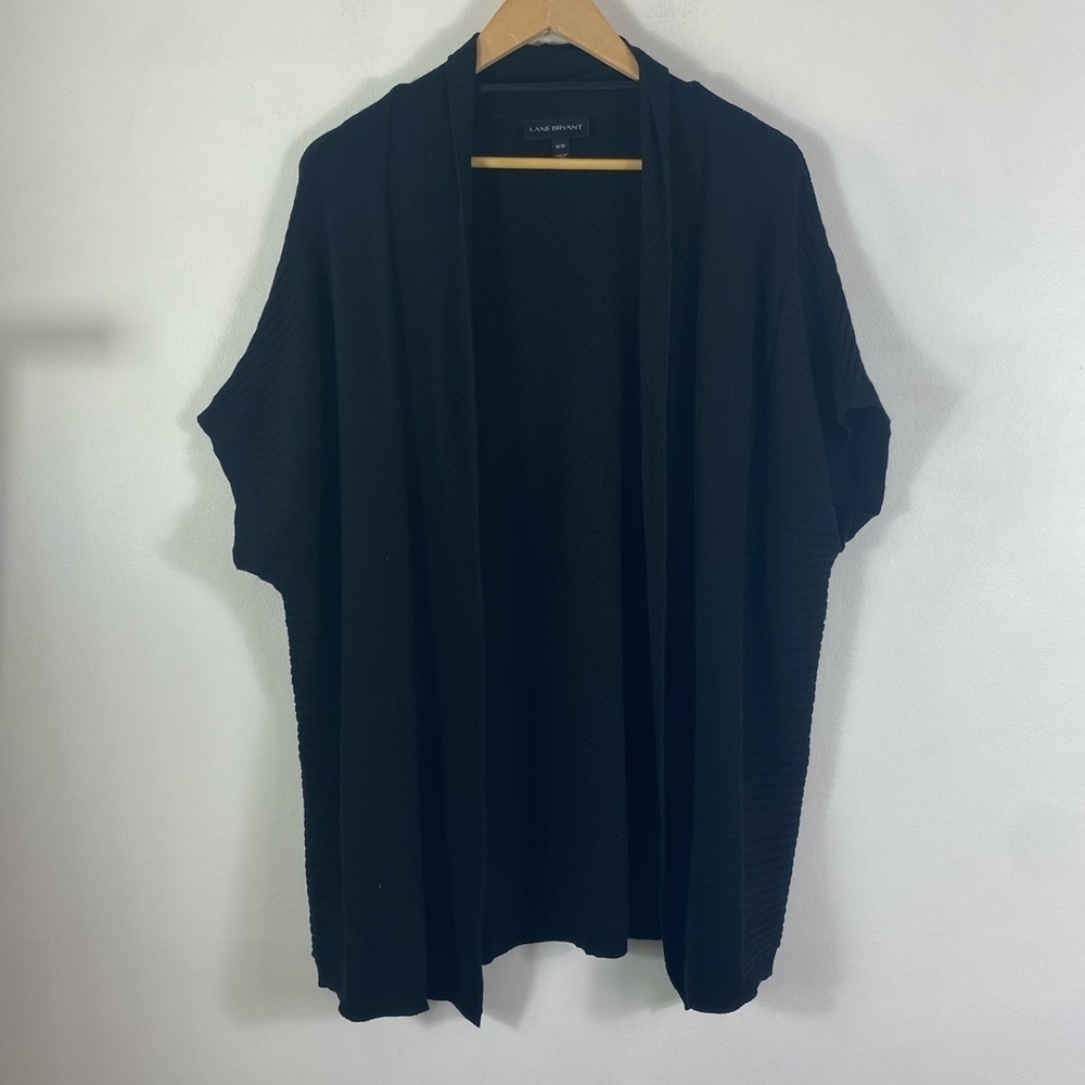 Lane Bryant Ribbed open Front Cardigan size 18/20